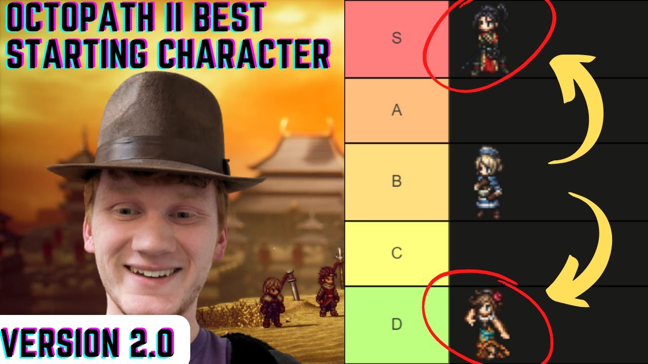 Octopath Traveler II: Кто ЛУЧШИЙ стартовый персонаж? V2 (ОБНОВЛЕННЫЙ список уровней Octopath Trav...