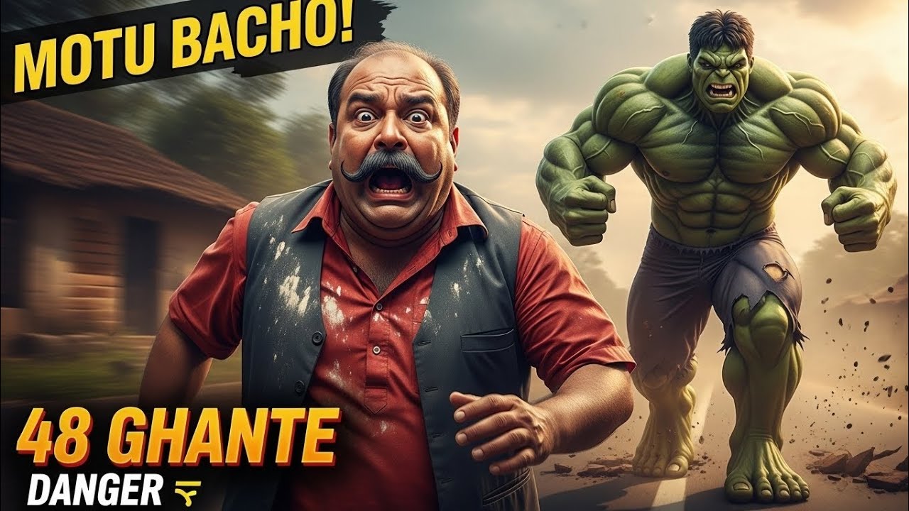 MOTU & BACHO! | MOTU PATLU -UNIVERSE | MOTU KE PEECHHE HULK| episode 1| toon see real