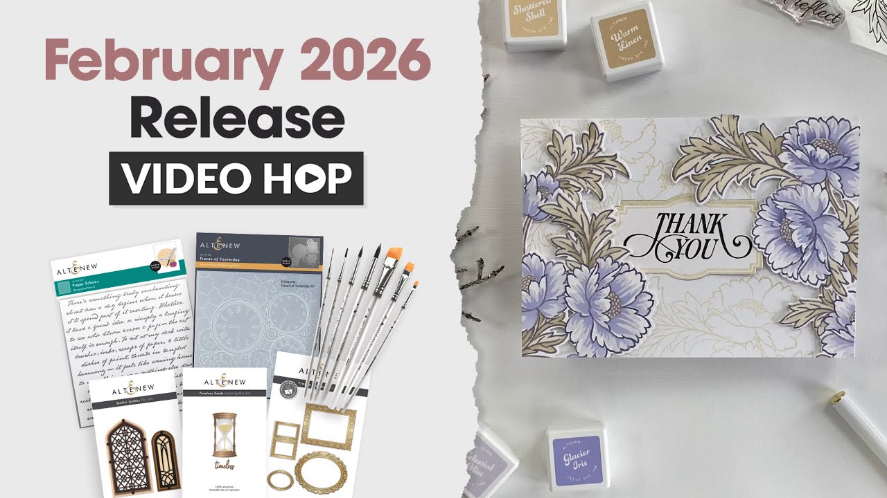 Bloom, Lift, Surprise! Scripted in Bloom Interactive Card | Altenew February 2026 Release Video Hop