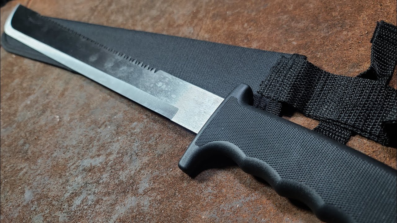 $7.00 Harbor Freight Gordon 18" Stainless Steel Machete Review