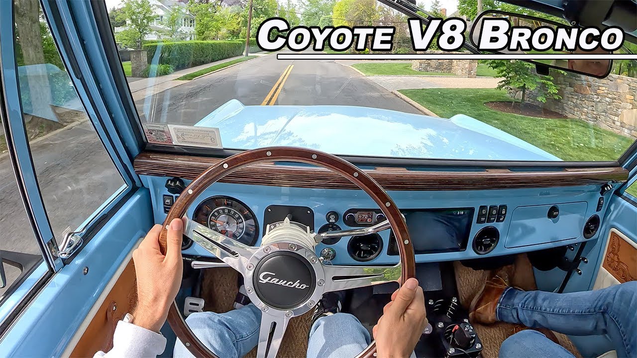 1972 Ford Bronco - Coyote V8 Kincer Chassis (бинауральное аудио с камеры от первого лица)