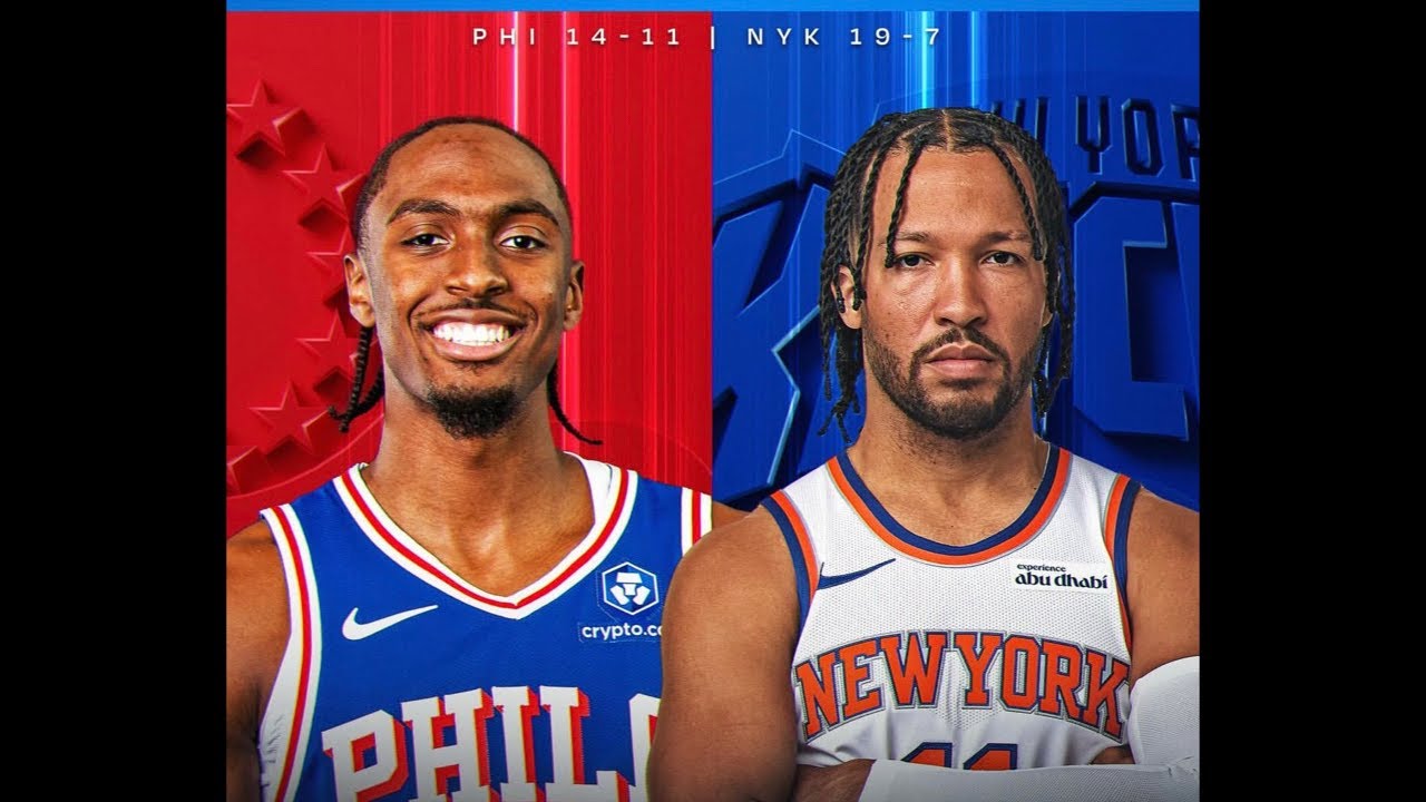 Sixers vs Knicks pregame and live play by play