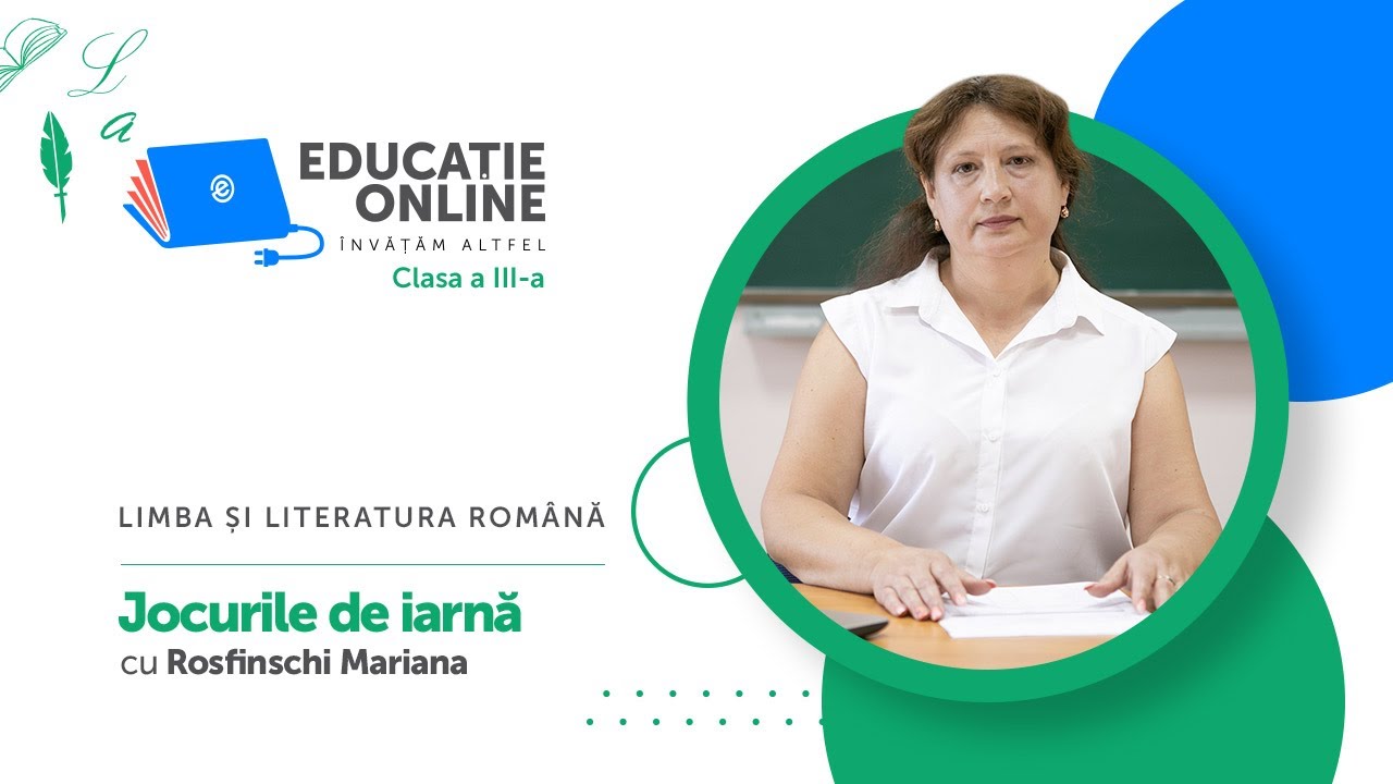Limba și literatura română, clasa a III-a, Jocurile de iarnă