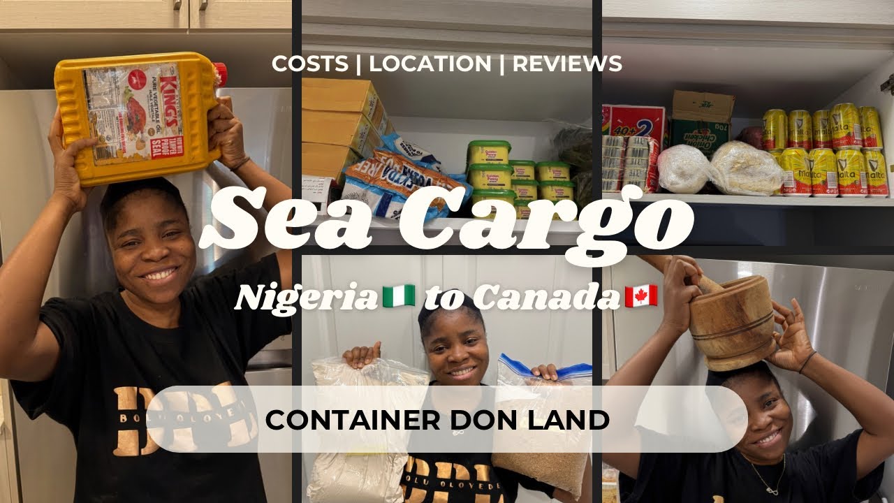 MASSIVE SEA CARGO FROM NIGERIA 🇳🇬 TO CANADA 🇨🇦 |||  251KG