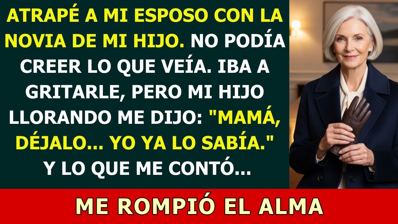 Encontré a mi esposo con la novia de mi hijo... y lo que descubrí después me destruyó…