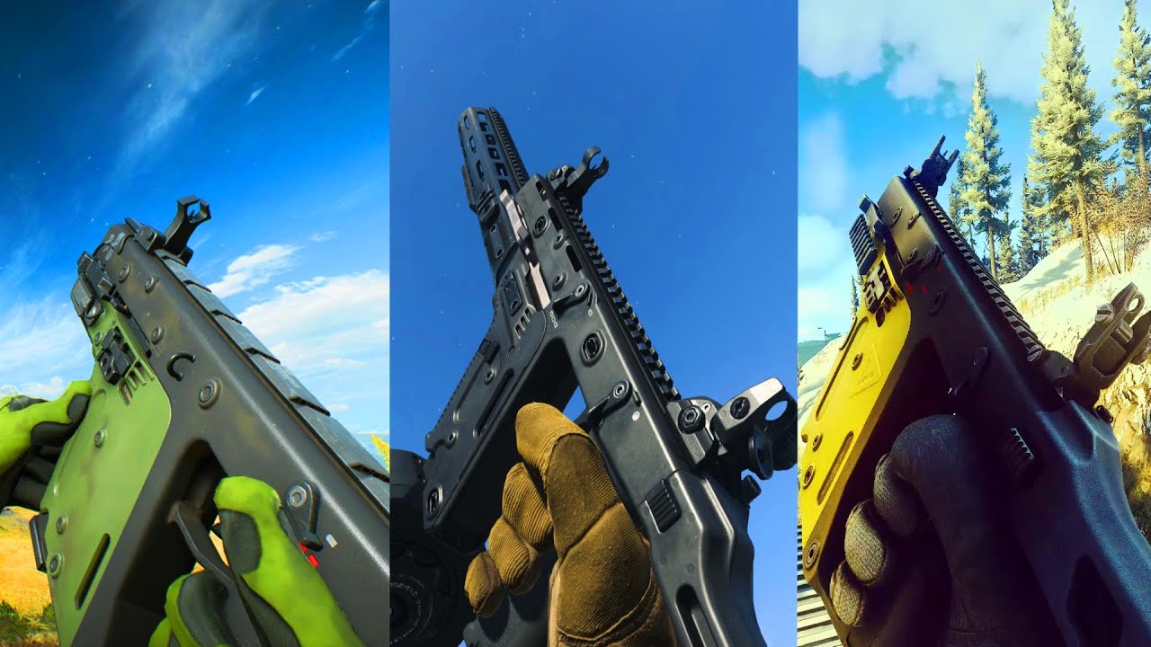 Kriss Vector Reload Animations in 11 Different Games