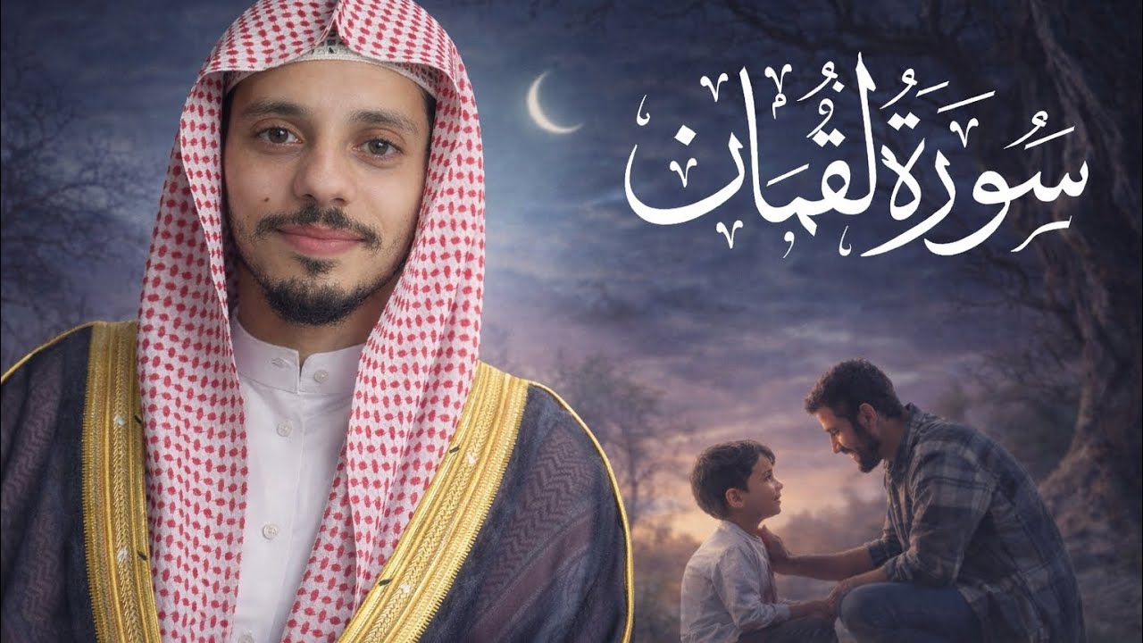 سورة لقمان ❤️مكررة💗بصوت محمد ياسر مقيص 💝راحة وهدوء وسكينة 😴