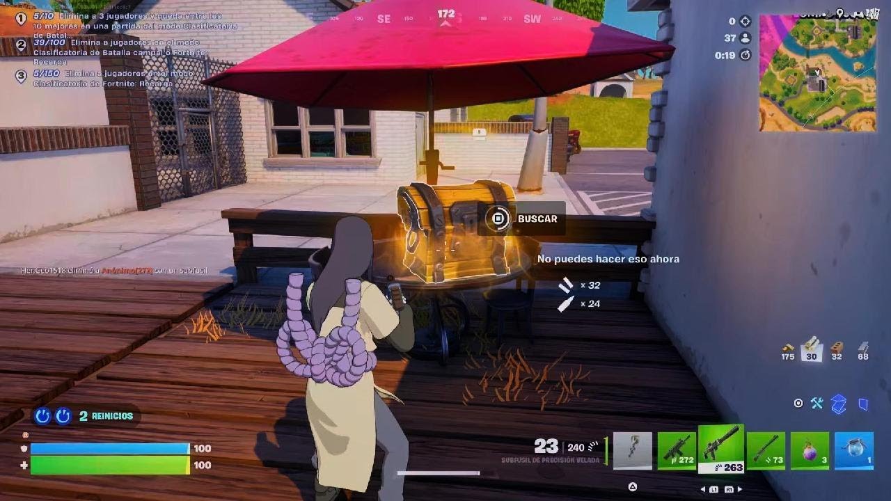 Fortnite - Clasificatoria en Modo Recarga con construcción