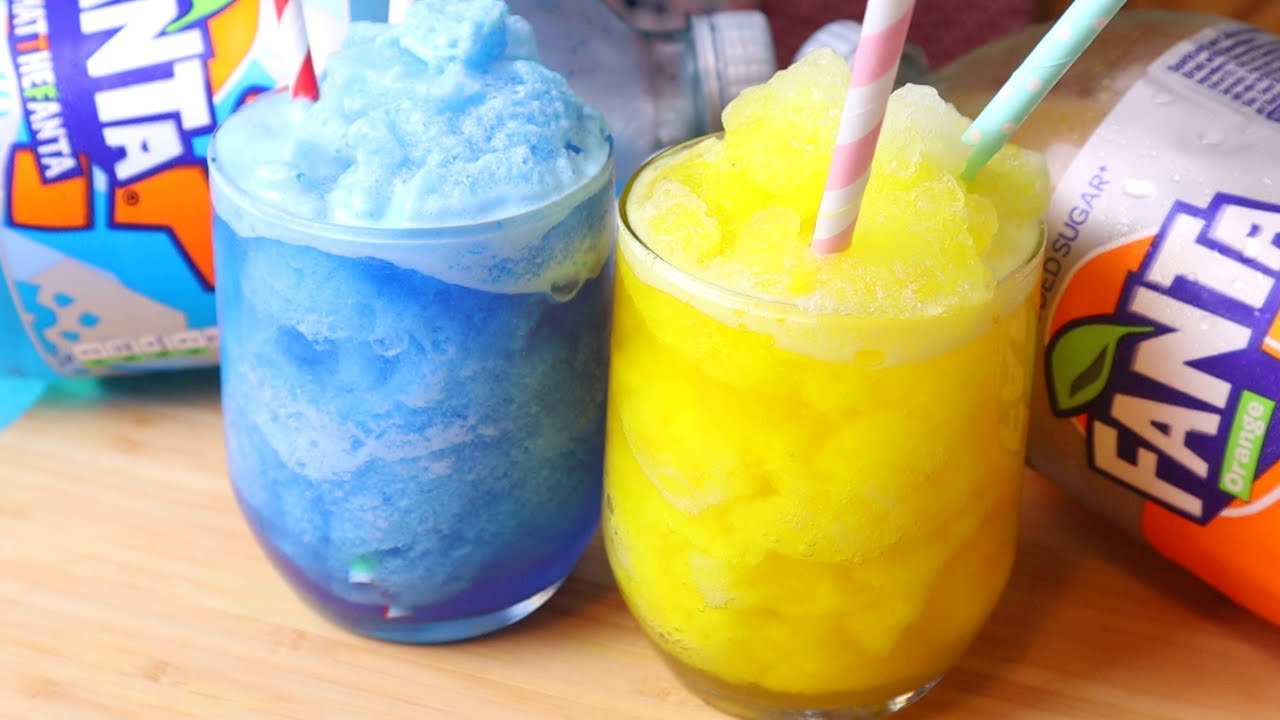 СЛАЙКИ без сахара за 1 минуту | Напитки с ледяной крошкой HACKS | Zero Sugar Fanta SLUSHIES!