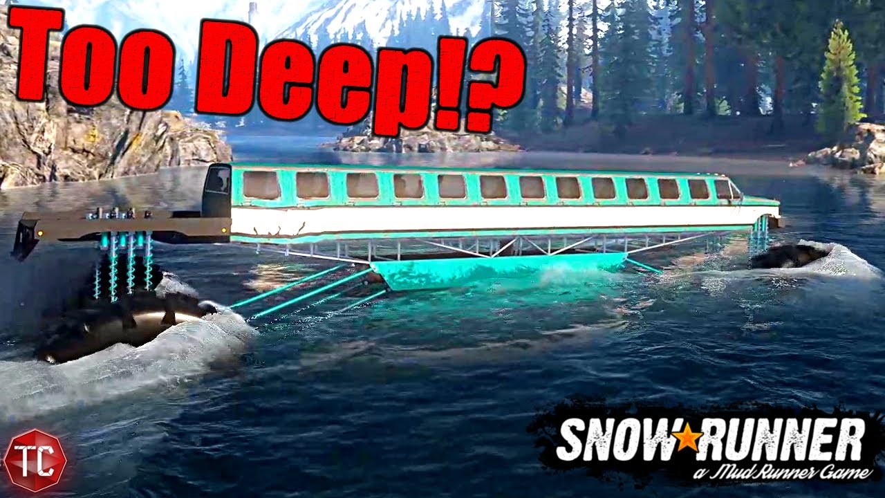 SnowRunner: MONSTROSITY vs THE YUKON RIVER