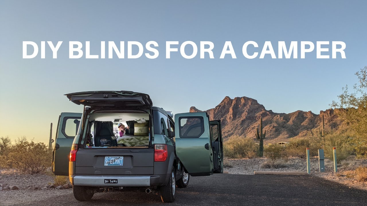 DIY WINDOW COVERS FOR A  CAMPER VAN for $9 ~ @NinthElement #diy