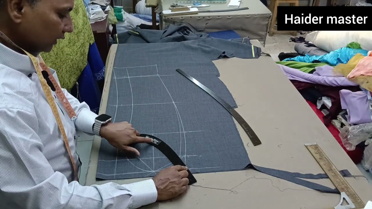 Full jacket cutting#SB2 button#Haider Master Dubai#especialist Master Italian cutting#coat Blazer j