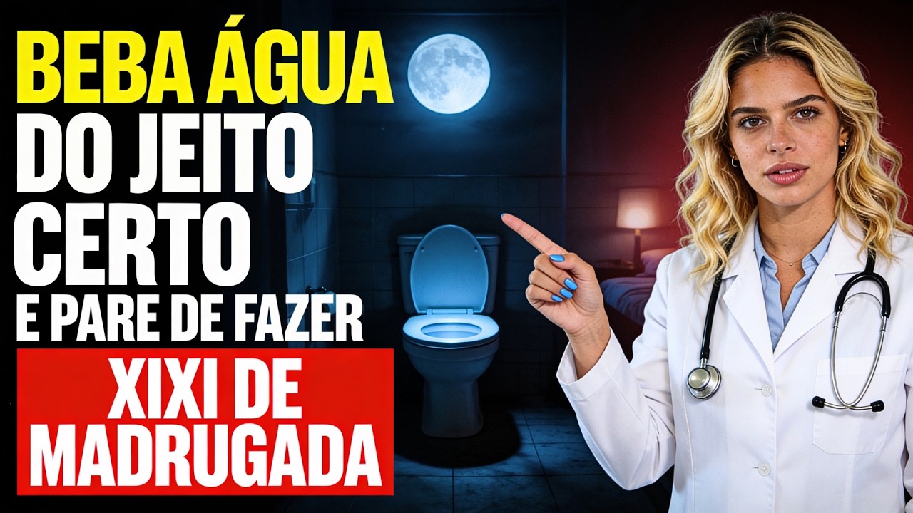 UROLOGISTA REVELA: Como Beber ÁGUA para NÃO LEVANTAR à Noite