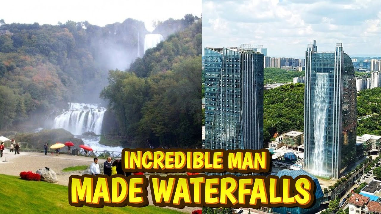Top 8 Incredible Man-Made Waterfalls - Beautiful Artificial Waterfalls