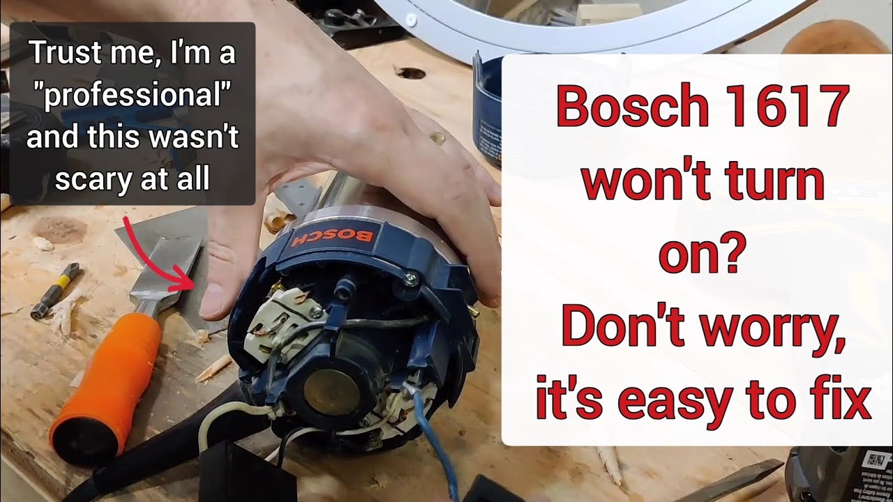 Отремонтируйте свой маршрутизатор Bosch 1617, выполнив эти быстрые действия!
