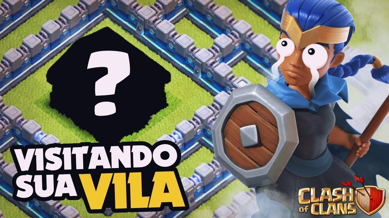 NA MORAL.. CADA VILA VISITADA, É UM TRAUMA DIFERENTE! VISITANDO INSCRITOS NO CLASH OF CLANS
