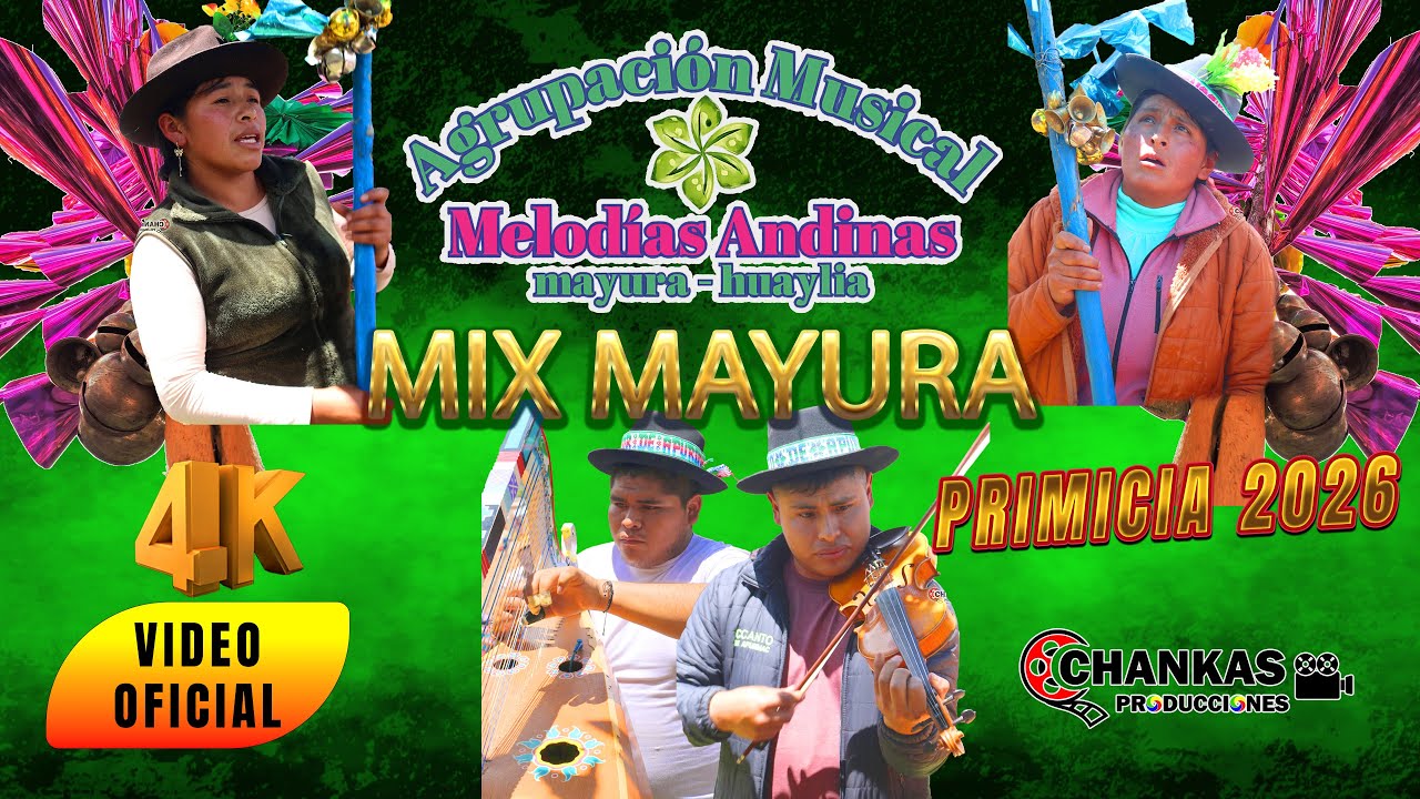 Melod&iacute;as Andinas de Sabaino / Mix Mayura / PRIMICIA 2026