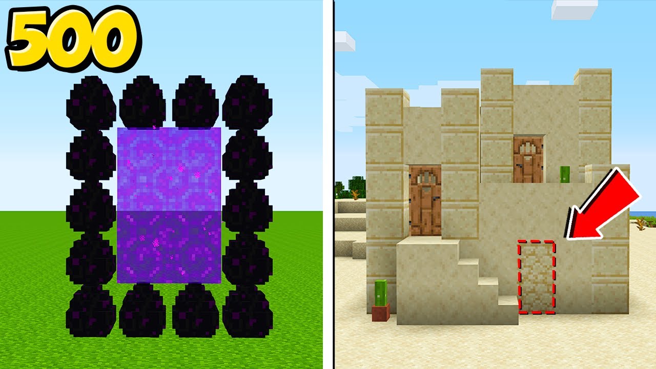 500 SEGREDOS QUE VOCÊ NÃO CONHECIA NO MINECRAFT - PARTE 1