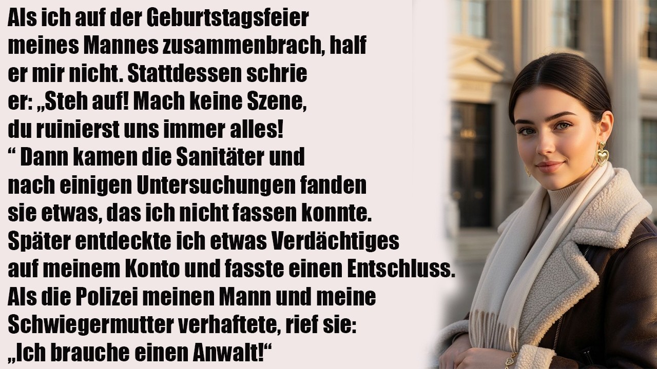 Bei der Party zusammengebrochen – Ehemann schrie: „Steh auf!“ Danach bereuten sie alles