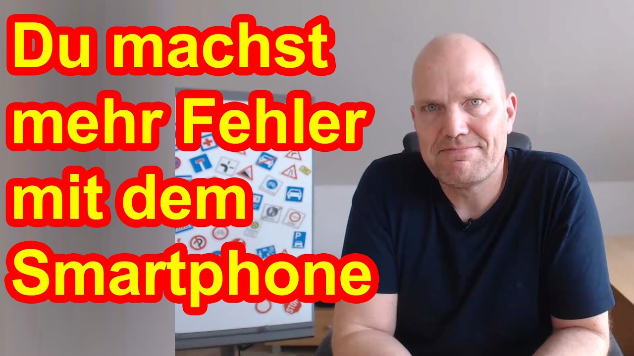 Oft mehr Fehler beim Lernen mit dem Smartphone -  Richtig Lernen für  Führerschein und Fahrschule