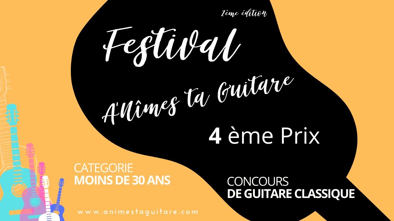 Erwan Paris - Concours A'Nimes ta guitare 2024 - 4e Prix Catégorie moins de 30 ans