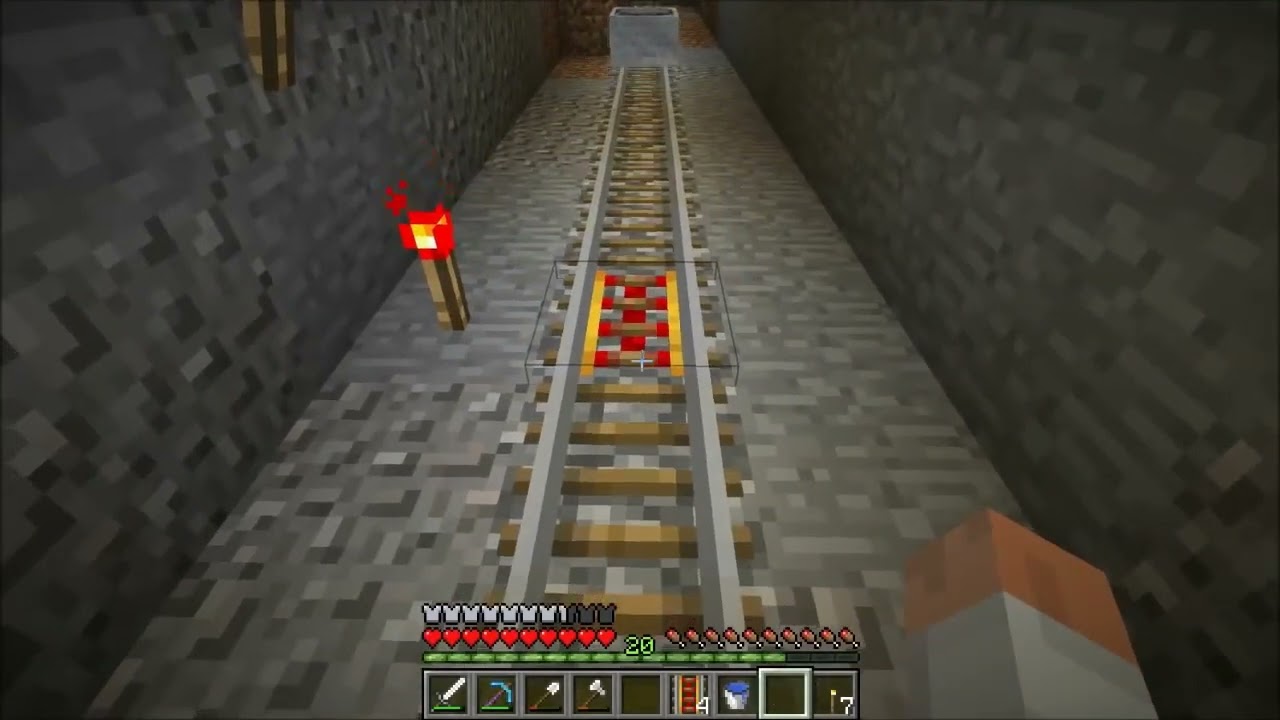 Minecraft pro začátečníky (22. díl)- Konečně železnice