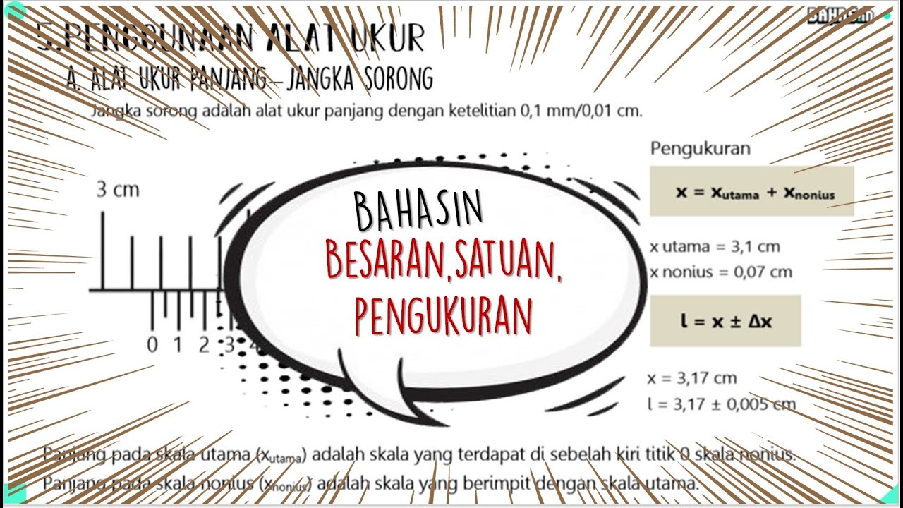 ringkasan materi BESARAN SATUAN PENGUKURAN Fisika kelas 10
