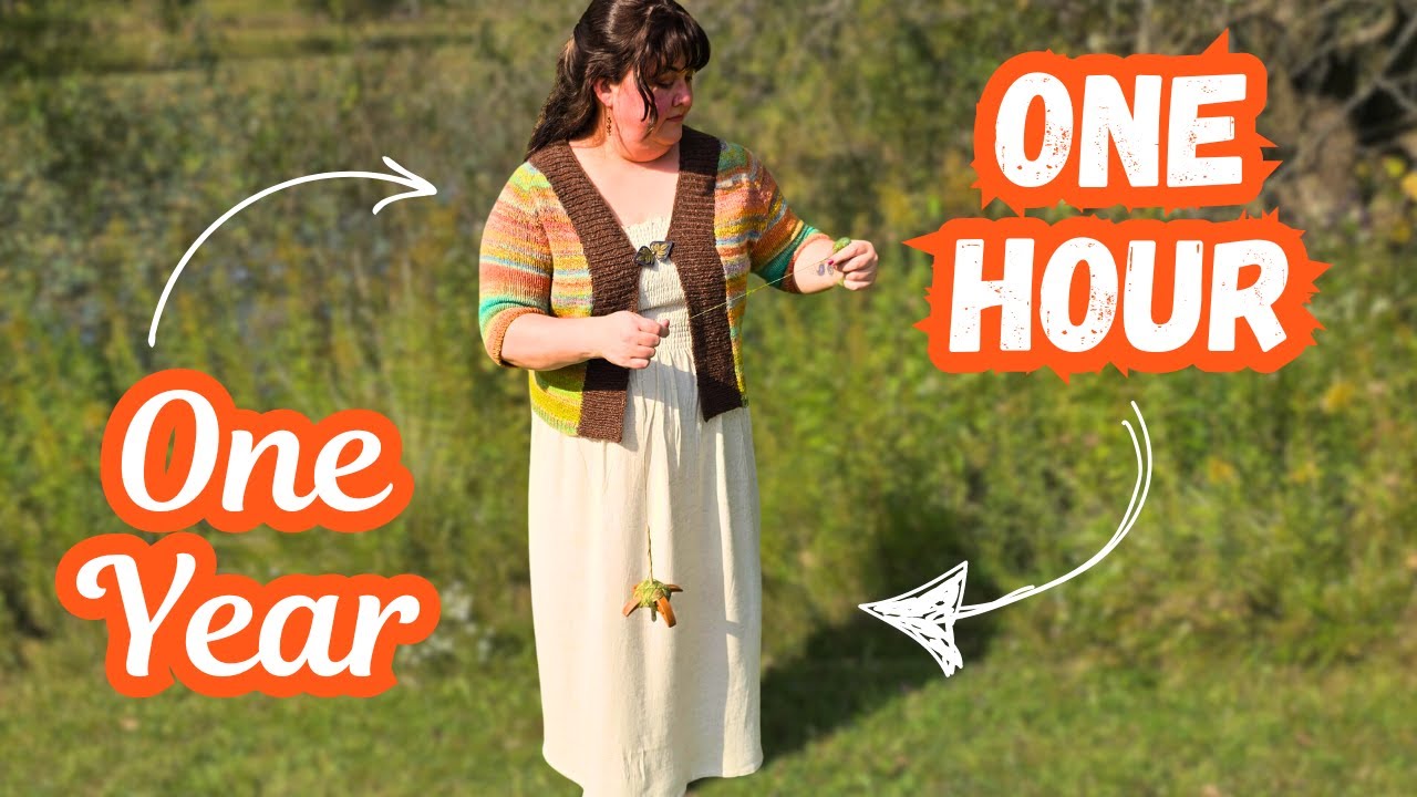 От шерсти до свитера и шитье бонусного льняного платья! 🧶👗💜