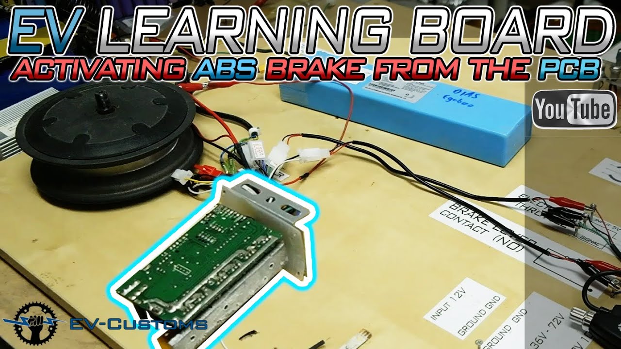 How to Activate EBS Brake from the Board (Learning Board for Beginners)