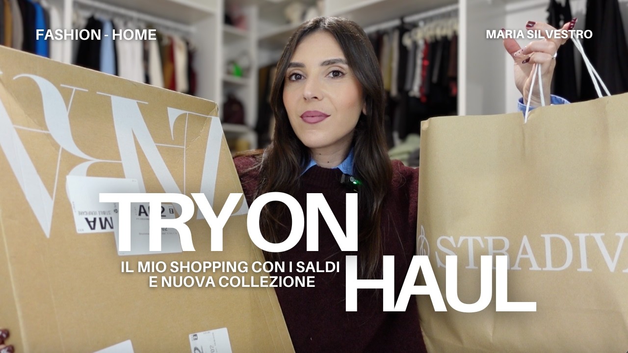TRY ON HAUL DEL MIO SHOPPING DA ZARA, STRADIVARIUS, PRIMARK, abbigliamento e casa | maria silvestro