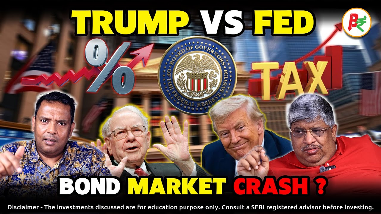 Trump vs Fed: US Bond Market Crisis Explained |Treasury Yields, Dollar Crash & Gold Boom?|Be Rich