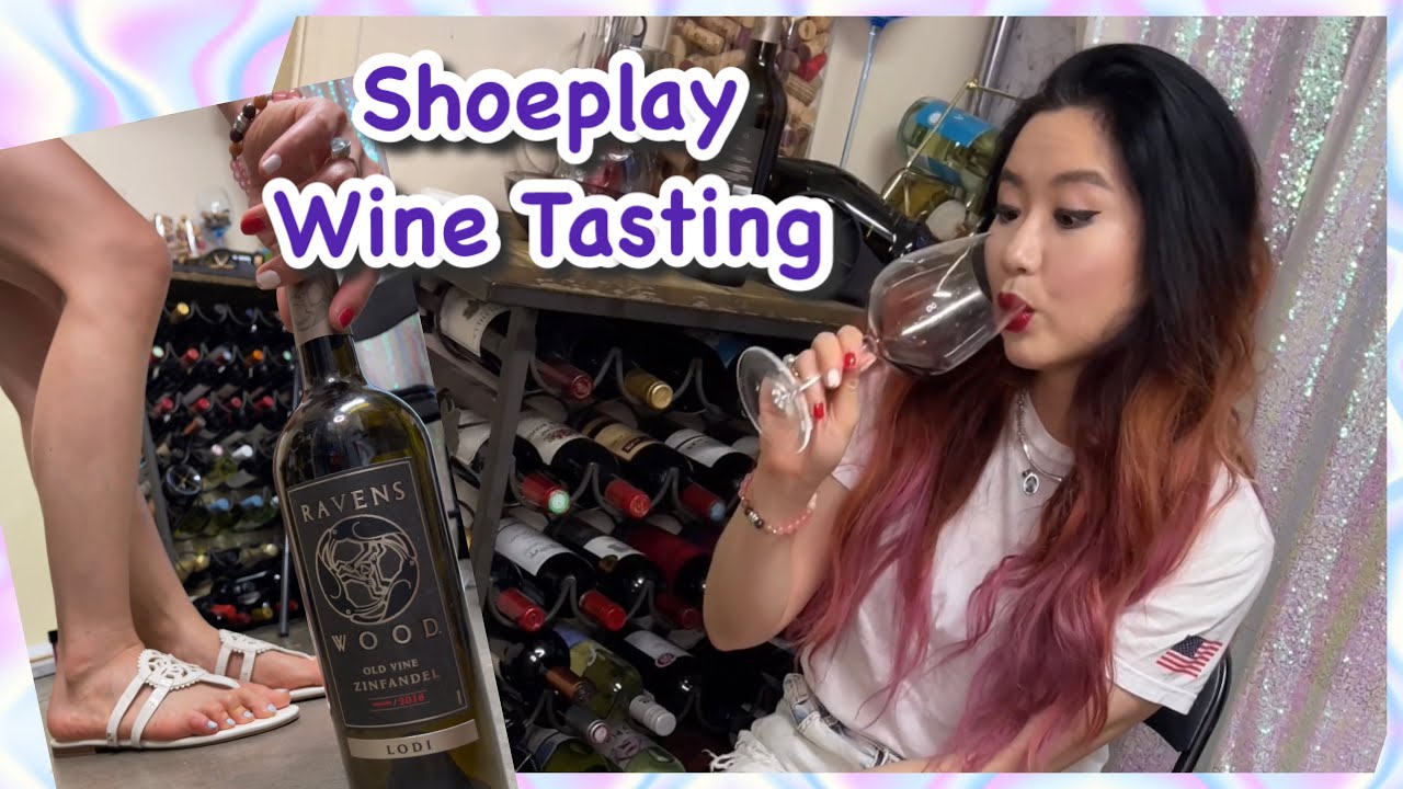 Slippers Shorts Wine Tasting, Slides Shoes Try On Review, Dangle Legs