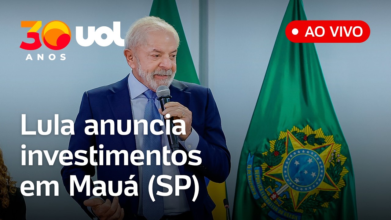 Lula anuncia investimentos em Saúde e Educação em Mauá (SP); assista ao vivo