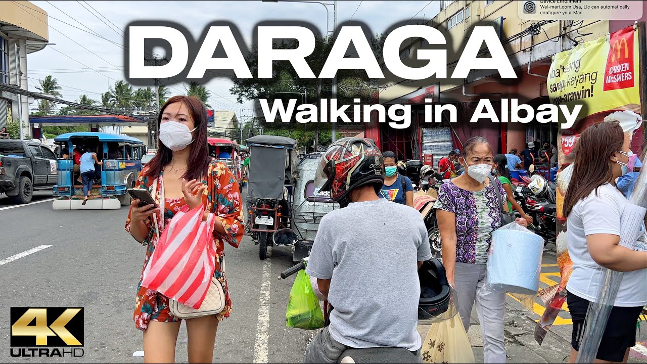 Walking Around DARAGA Albay Philippines [4K]