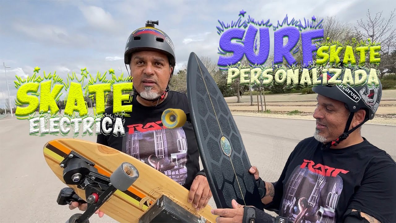 Surfskate Probando una Skate Eléctrica y Una Personalizada