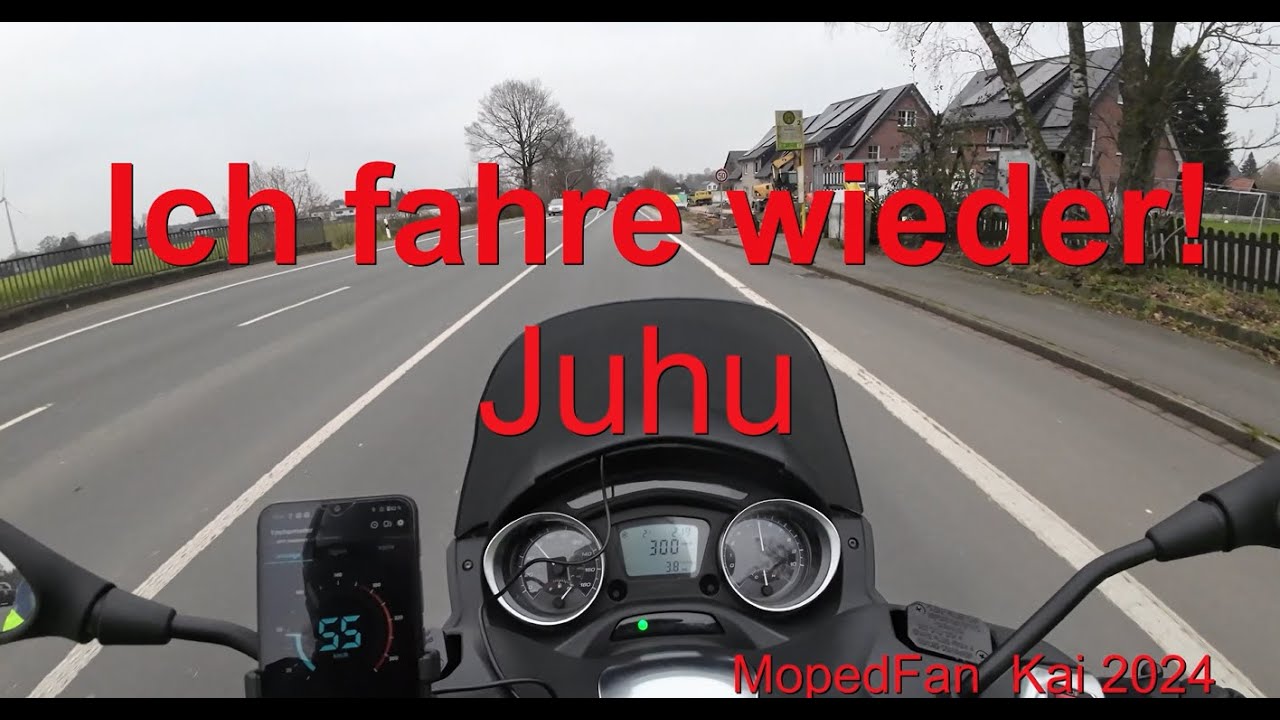 Ich fahre wieder! Mit meinem Piaggio MP3 300 hpe Juhu  😎