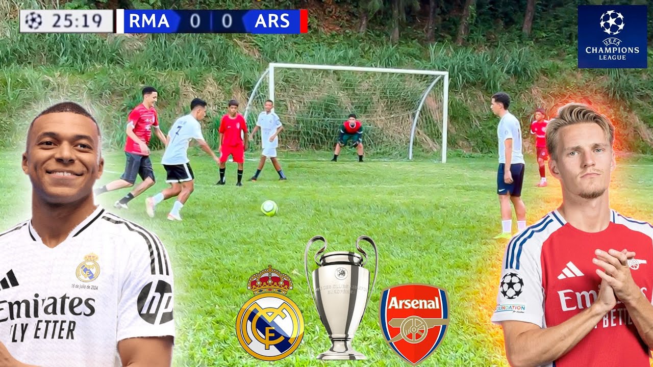REAL MADRID x ARSENAL O JOGO DECISIVO DA UEFA CHAMPIONS LEAGUE ⚽️🔥