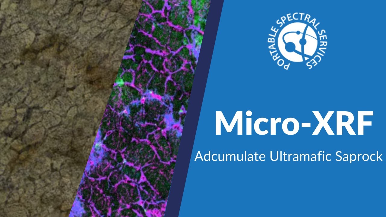 Bruker M4 TORNADO scan of Adcumulate Ultramafic Saprock Sample in under 1 minute (Micro XRF)