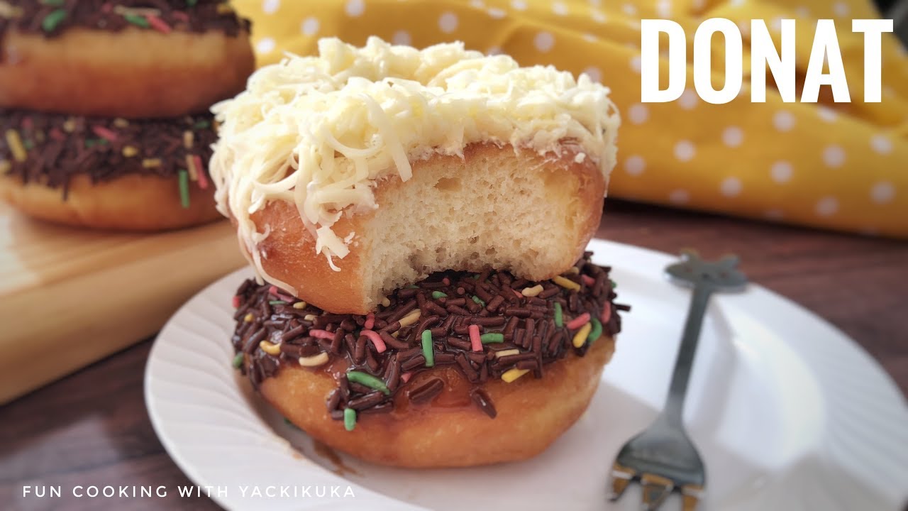 DONAT EMPUK, EKONOMIS, GaPakeLama (GORENG,TEFLON,OVEN) * BEST DOUGHNUT RECIPE