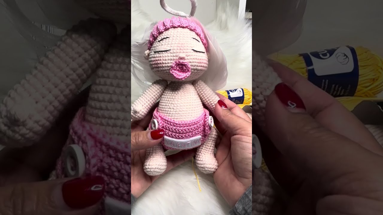 “Crea tu Ángel Bebé Amigurumi: Tutorial Paso a Paso – Parte 1”