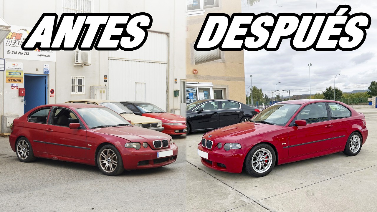 Del abandono al circuito 🚀 Restauración del BMW E46 Compact M terminada