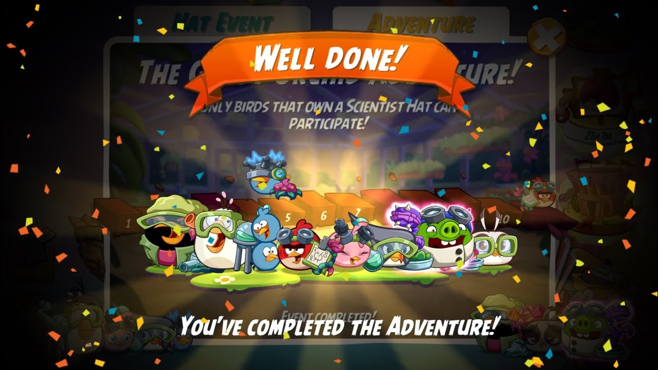 The Ghost Orchid Adventure - Level 10 without Shade - Angry Birds 2