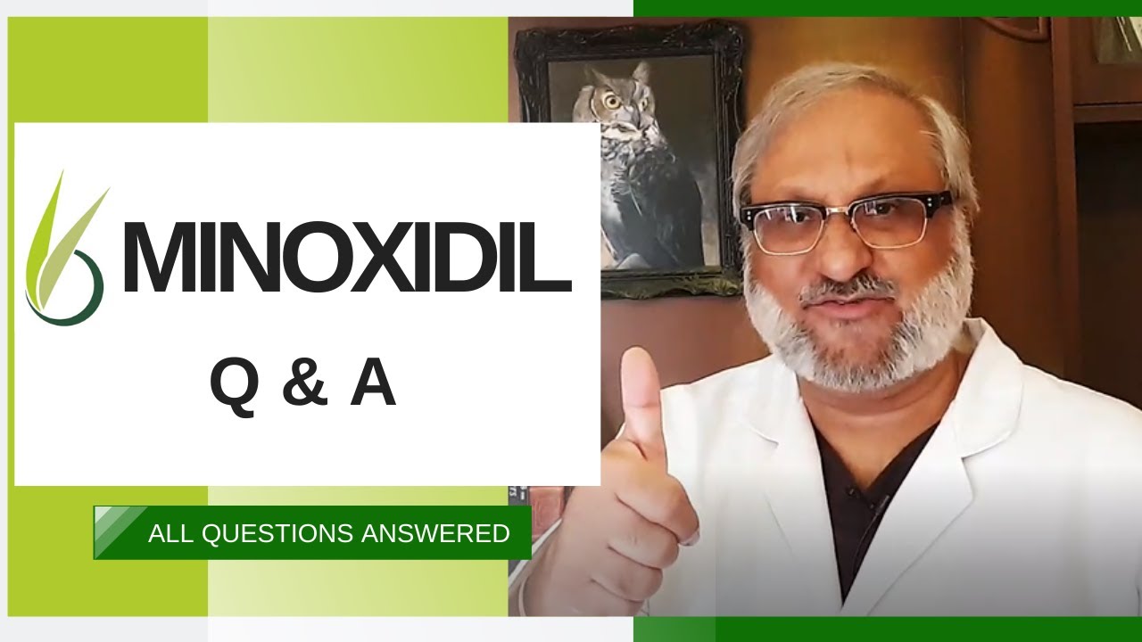 Minoxidil in Hair Transplant | FAQs (IN ENGLISH)🧴