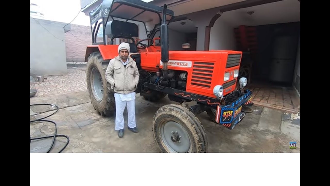 भारत मे बहुत कम देखने को मिलेगा ये ट्रैक्टर HMT 7511 tractor owner review By Vedpal ji