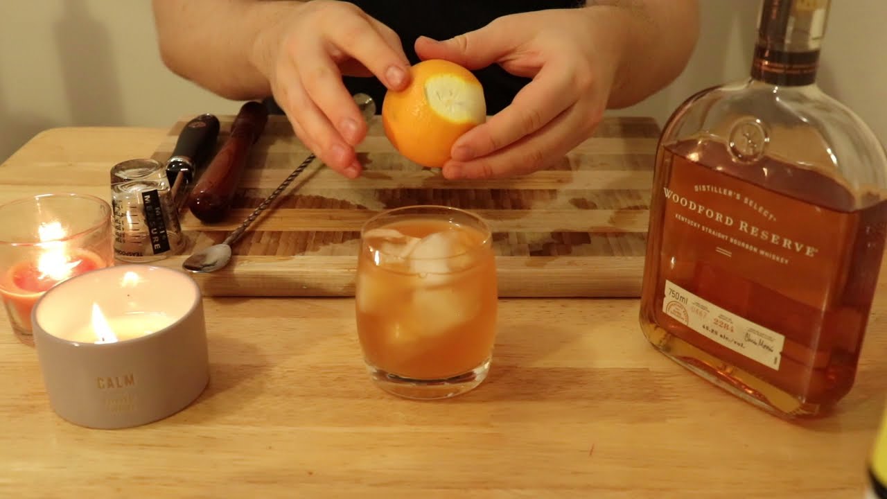Bartender makes you an old fashioned / ASMR