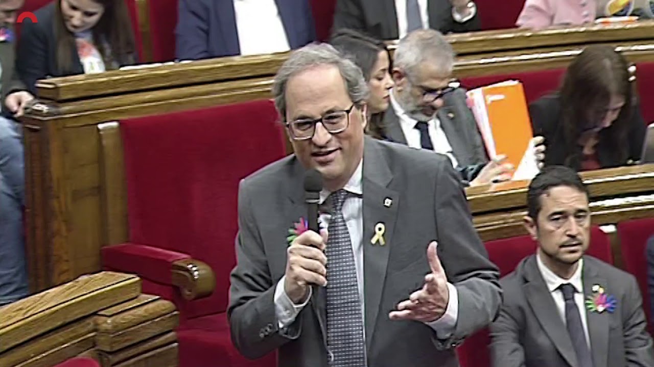 Sessió de control al president de la Generalitat 27/02/2019