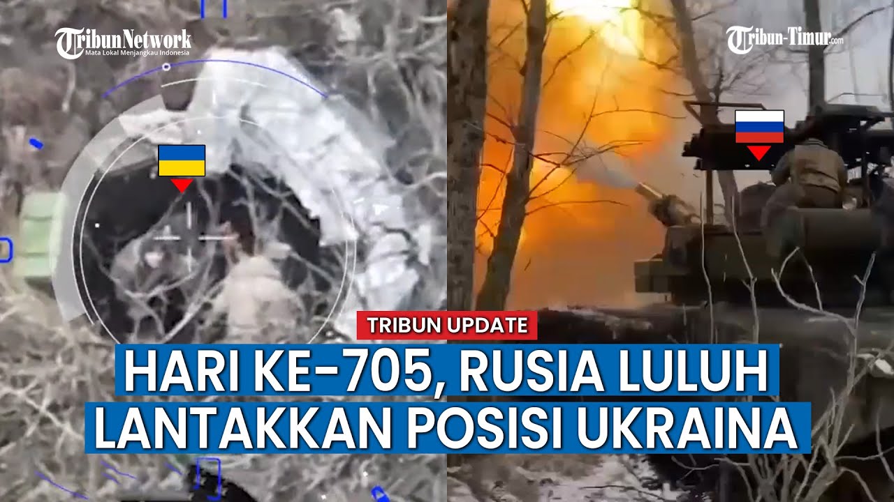 UPDATE RUSIA VS UKRAINA Hari ke-705, ATGM Rusia Sapu Bersih Posisi dan Peralatan Militer Ukraina