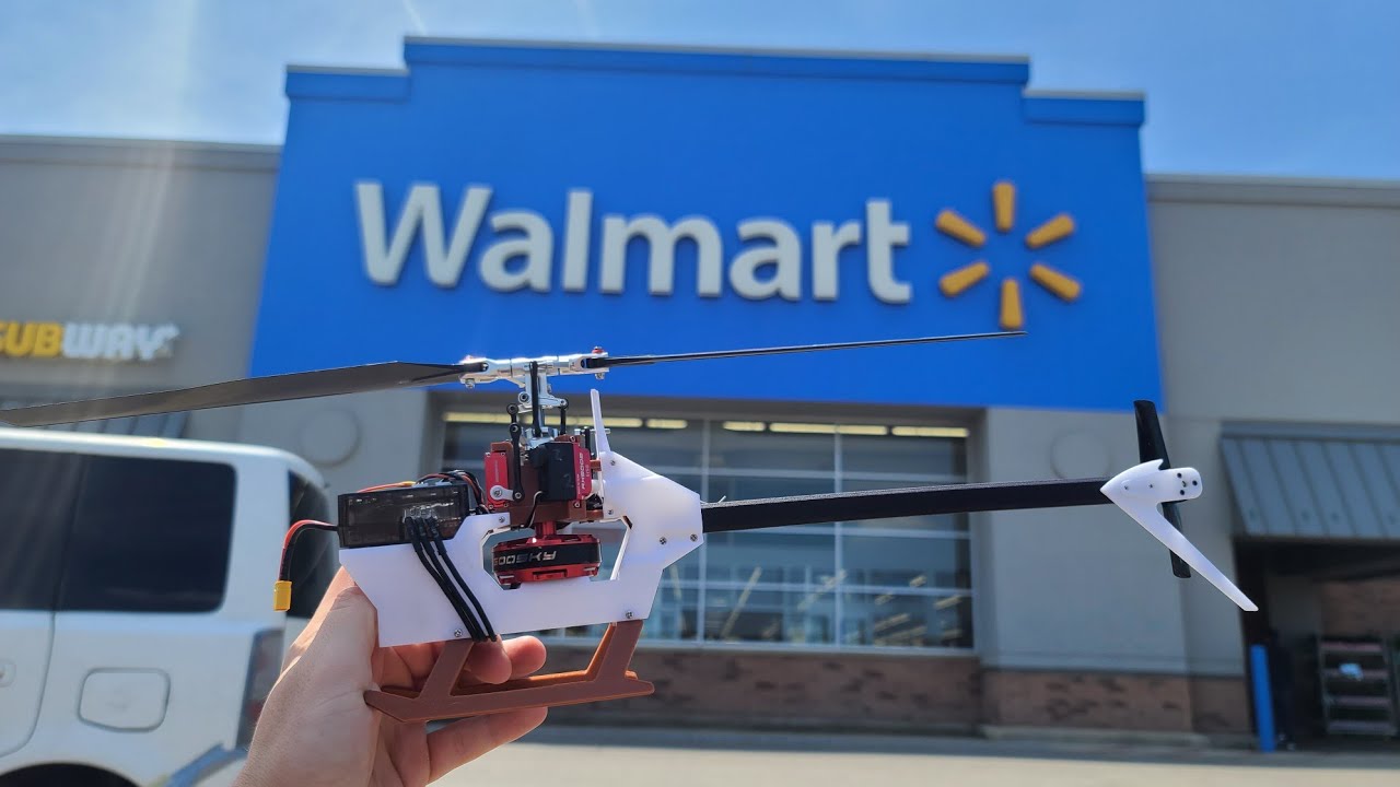 Walmart Considered RC Helicopter Performs! 3D Printed Toy