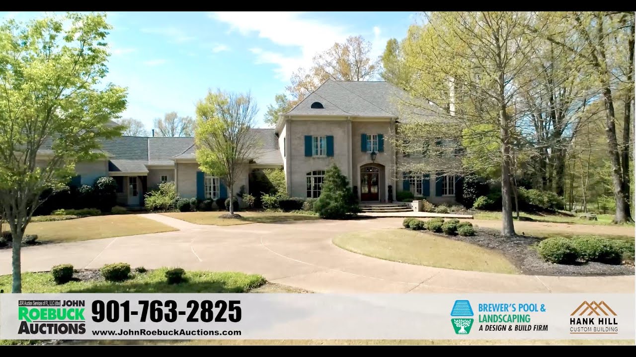 Public Real Estate Auction - 510 Lexington Manor Lane in Eads, TN  |  14,000± sq. ft. Mansion