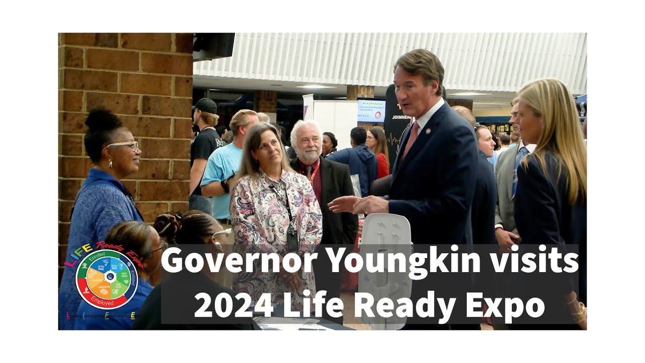 Governor Youngkin visits 2024 Life Ready Expo